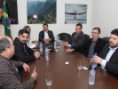 Dep Cleiton Salvaro e comitiva de Urussanga sobre a XVIII Festa do Vinho-1