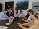Audiência com Prefeito de Videira Dorival Carlos Borga - Deputado Estadual Natalino Lázare
