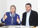Assinatura do contrato de apoio financeiro para a Prefeitura de Caçador para o repasse da verba do Fundesporte, para a realização do 58 Jasc/2018, com a presença do conselho Estadual de Esporte e a Presidente da Fesporte, Professora Natália Lúcia Petry-16