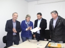 Assinatura do contrato de apoio financeiro para a Prefeitura de Caçador para o repasse da verba do Fundesporte, para a realização do 58 Jasc/2018, com a presença do conselho Estadual de Esporte e a Presidente da Fesporte, Professora Natália Lúcia Petry-22
