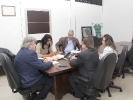 Reunião com os Srs. Celso de M. Carvalho e Fernando de Moraes da Prosul Engenharia - Foto: Saul Oliveira - SOL/ASCOM