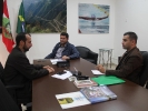 2 - Reunião com Srs Gean Ricardo, diretor de esportes e Sr Jackson Silva Silveira, secretário de turismo de Garopaba SC-1