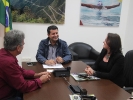 Audiência Sra Kátia Aparecida Pravatto (Diretora de Turismo) e comitiva de Pedras Grandes SC-3