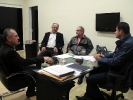 Reunião com Sr Luiz Carlos Tamanini, assessor parlamentar do deputado Mauro Mariani e Sr Alceu Gilmar Moretti, vereador em Corupá SC-2