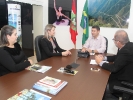 1 - Reunião com a Prefeita Fernanda Souza Cordova - Secretária educação Viviane  Matteucci - Secretária indústria comércio e turismo Franciele de Souza Cordova-5