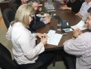 Assinatura de apoio financeiro para a realização dos Jesc com prefeito de Videira, Dorival Carlos Borga e a presidente da Fesporte, professora Natália Lúcia Petry-4