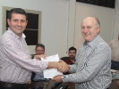 Assinatura de apoio financeiro para a realização dos Jesc com prefeito de Videira, Dorival Carlos Borga e a presidente da Fesporte, professora Natália Lúcia Petry-7