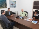Reunião SC Gás - Engenheiro Samuel Bortoluzzi coord relações institucionais e Eduardo Carvalho Sitônio assessor da presidência-2