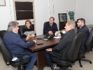 Reunião com Jeanine Pires, Valdir Walendowski, Volnei Koch e Samuel Koch - Foto: Saul Oliveira/SOL/ASCOM