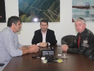Marisérgio Kons - Presidente Federação Catarinense de Motociclistas e Elcio Bento Munhoz - Assessor dep. Mauro Mariani-1