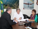 Deputada Dirce Heiderscheidt e Vereador Claudio Aragão - Joinville SC - Foto: SOL/Ascom-1