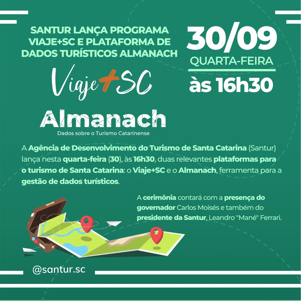 Santur lancamento ViajeSC Almanach