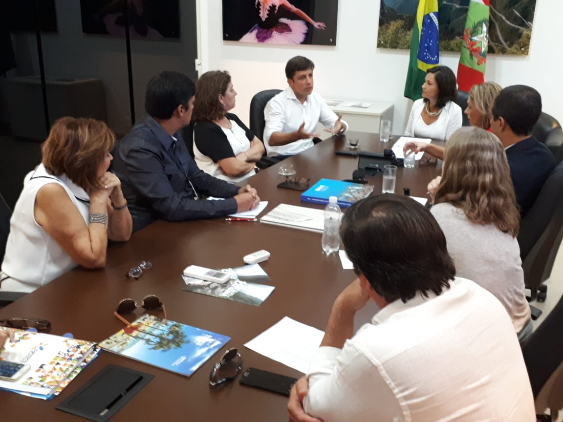 Reunião com prefeito e trade de Balneário